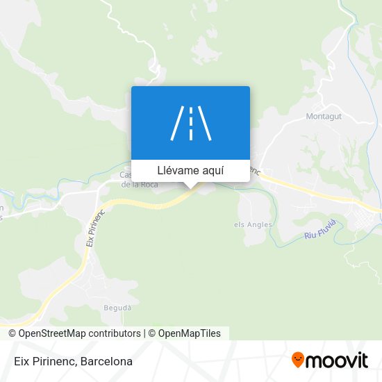 Mapa Eix Pirinenc