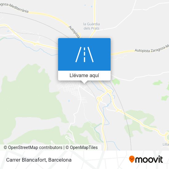 Mapa Carrer Blancafort