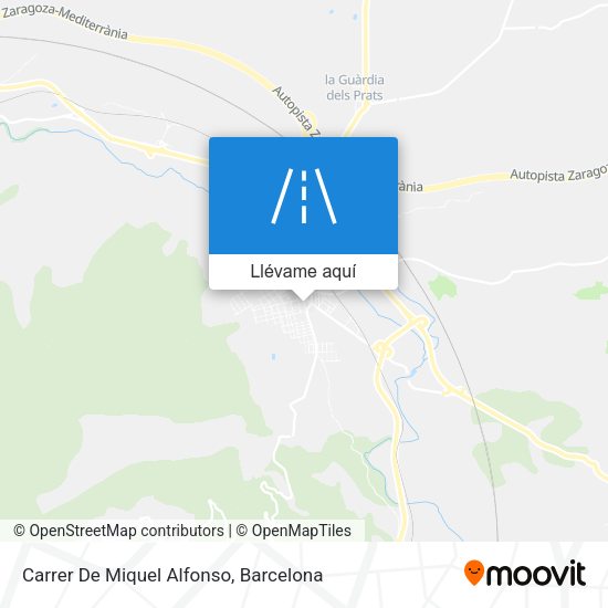 Mapa Carrer De Miquel Alfonso