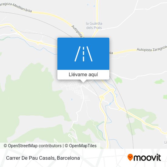 Mapa Carrer De Pau Casals