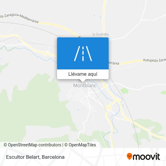 Mapa Escultor Belart