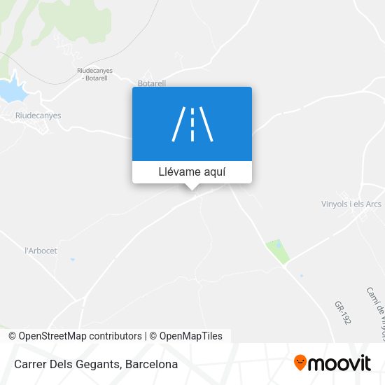 Mapa Carrer Dels Gegants