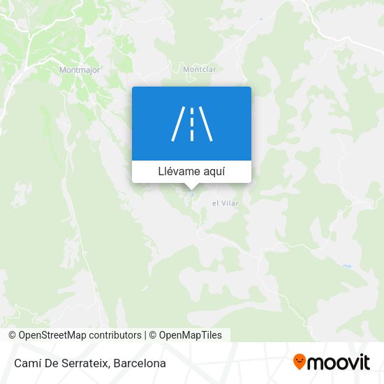 Mapa Camí De Serrateix
