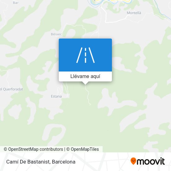 Mapa Camí De Bastanist
