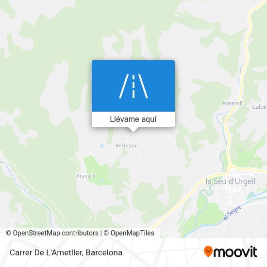 Mapa Carrer De L'Ametller