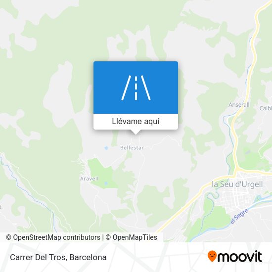 Mapa Carrer Del Tros