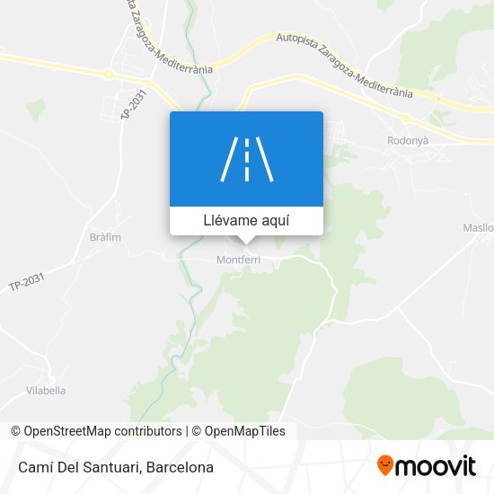 Mapa Camí Del Santuari
