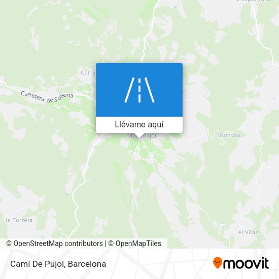 Mapa Camí De Pujol