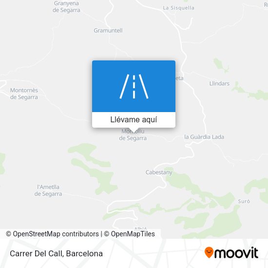 Mapa Carrer Del Call