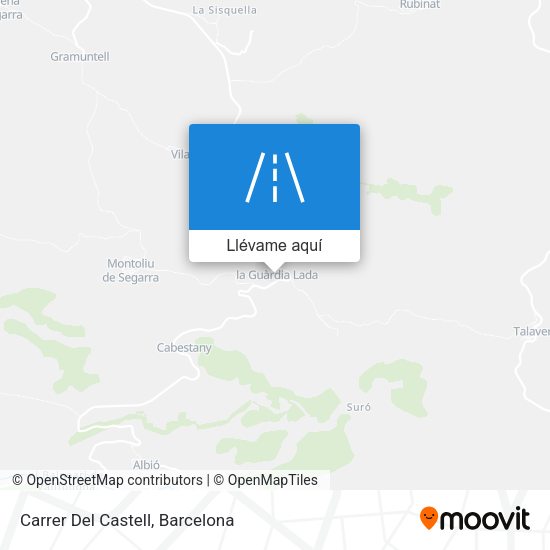 Mapa Carrer Del Castell