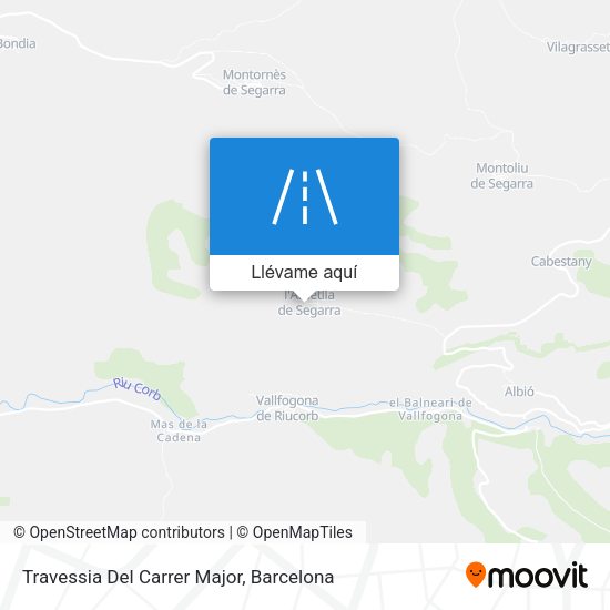 Mapa Travessia Del Carrer Major