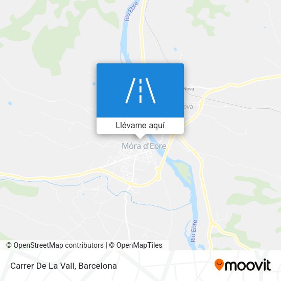 Mapa Carrer De La Vall