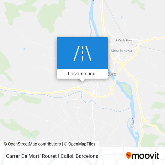 Mapa Carrer De Martí Rouret I Callol