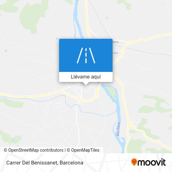 Mapa Carrer Del Benissanet