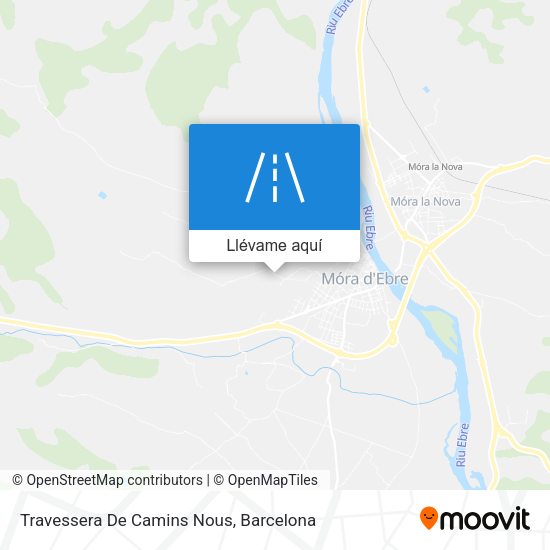 Mapa Travessera De Camins Nous