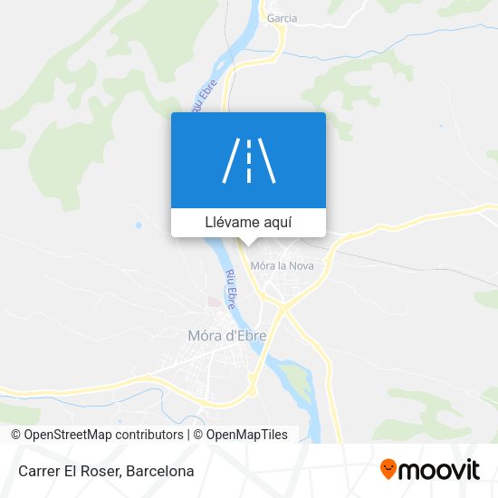 Mapa Carrer El Roser