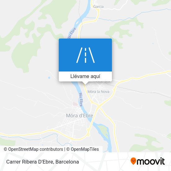 Mapa Carrer Ribera D'Ebre