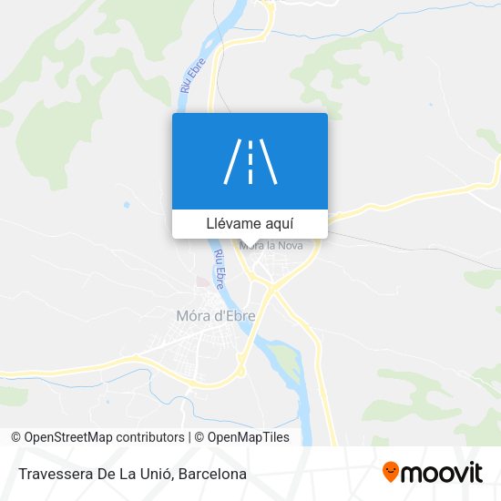 Mapa Travessera De La Unió