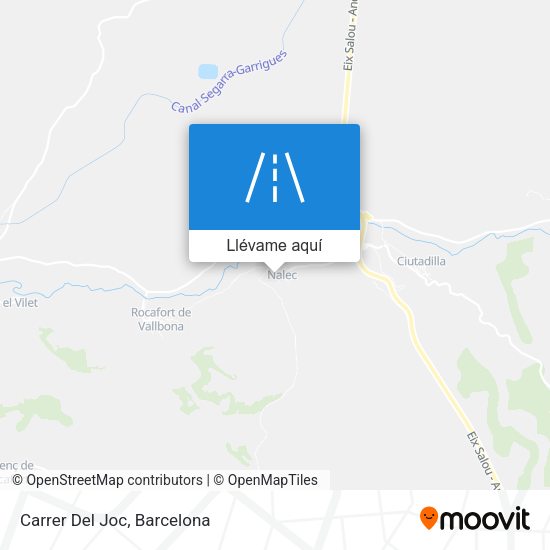 Mapa Carrer Del Joc