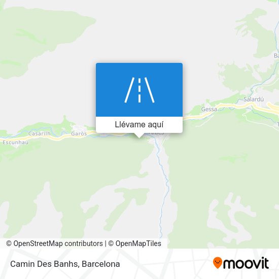 Mapa Camin Des Banhs