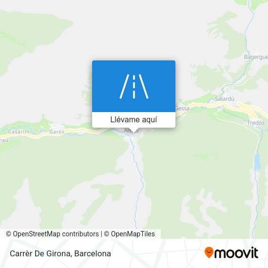 Mapa Carrèr De Girona