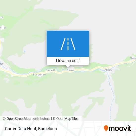 Mapa Carrèr Dera Hont