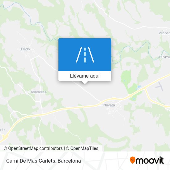 Mapa Camí De Mas Carlets