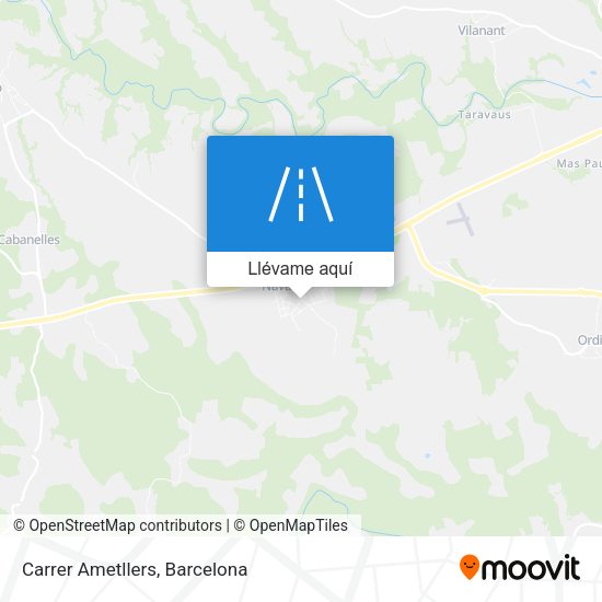 Mapa Carrer Ametllers