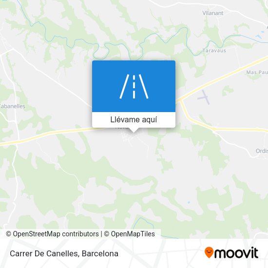 Mapa Carrer De Canelles