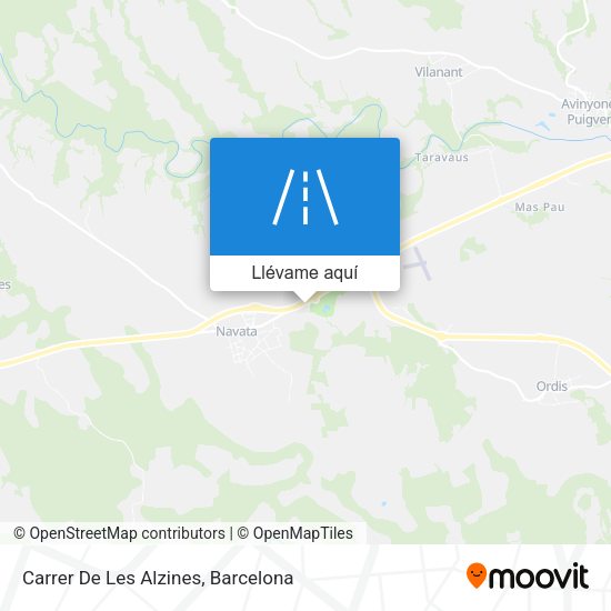 Mapa Carrer De Les Alzines