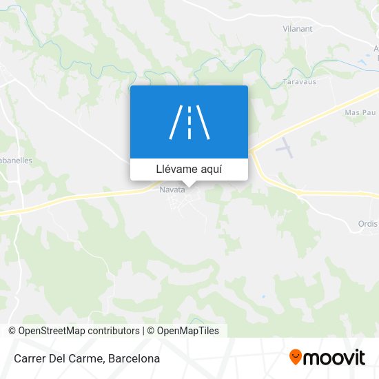 Mapa Carrer Del Carme