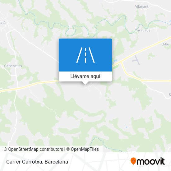 Mapa Carrer Garrotxa
