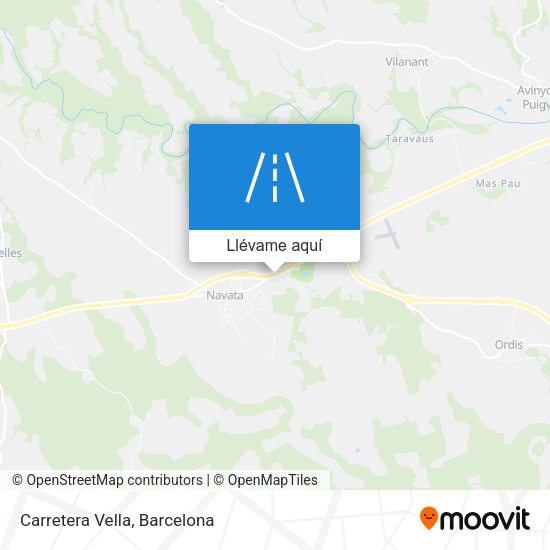 Mapa Carretera Vella