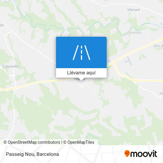 Mapa Passeig Nou