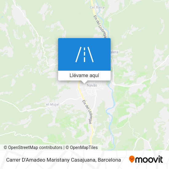 Mapa Carrer D'Amadeo Maristany Casajuana