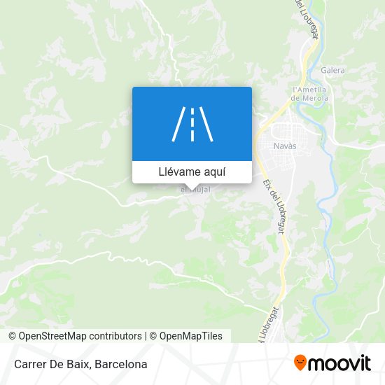 Mapa Carrer De Baix