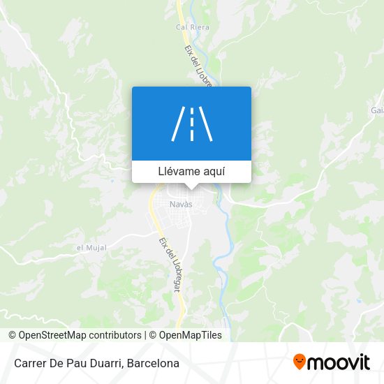 Mapa Carrer De Pau Duarri
