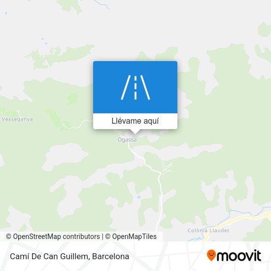 Mapa Camí De Can Guillem