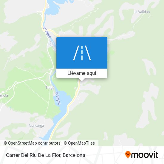 Mapa Carrer Del Riu De La Flor