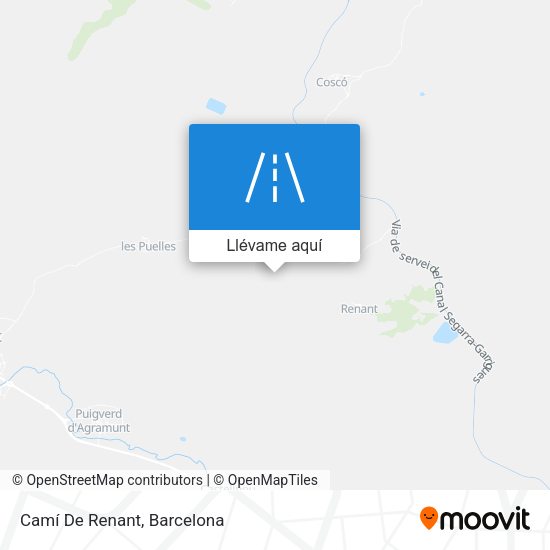 Mapa Camí De Renant