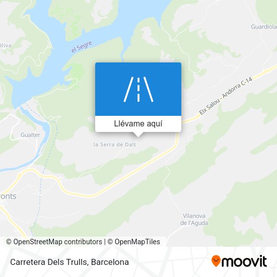 Mapa Carretera Dels Trulls