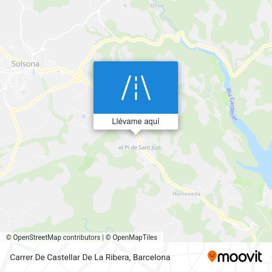 Mapa Carrer De Castellar De La Ribera