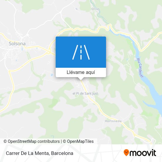 Mapa Carrer De La Menta