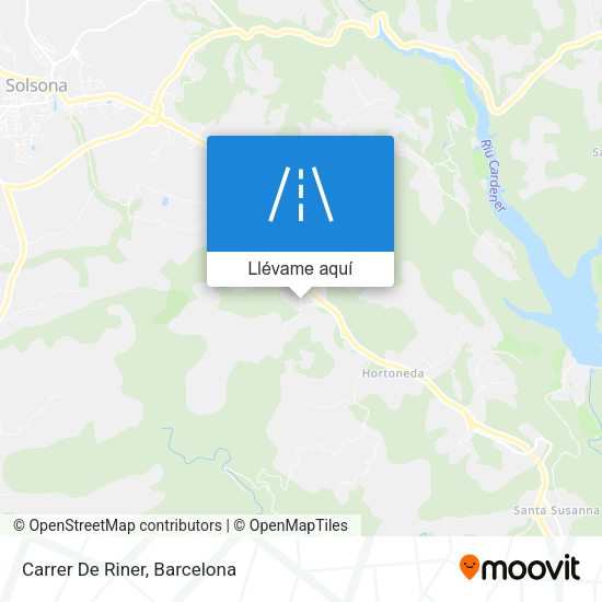 Mapa Carrer De Riner