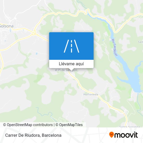 Mapa Carrer De Riudora