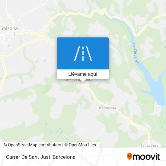 Mapa Carrer De Sant Just