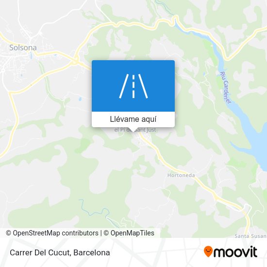 Mapa Carrer Del Cucut