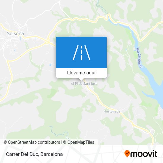 Mapa Carrer Del Duc