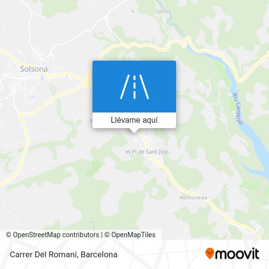 Mapa Carrer Del Romaní