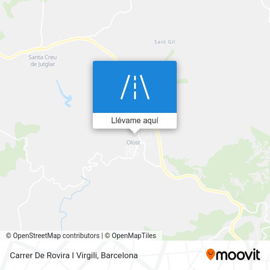 Mapa Carrer De Rovira I Virgili